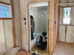 ユニットバス設置
 
................................