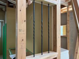 アイアン格子取付
................................