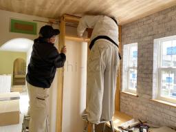 造作家具の取り付けが行なわれました！---- COPYRIGHT©2022 霧島市 TDホーム霧島（有）林工務店 ----