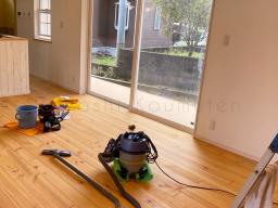 ハウスクリーニングが行なわれました(｡･ω･)ﾉﾞ---- COPYRIGHT©2022 霧島市 TDホーム霧島（有）林工務店 ----