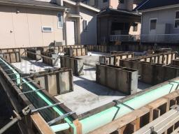 立ち上がり基礎の型枠が組まれました！---- COPYRIGHT©2021 霧島市 TDホーム霧島（有）林工務店 ----