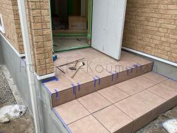 左官工事が行われました！---- COPYRIGHT©2022 霧島市 TDホーム霧島（有）林工務店 ----