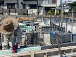 立ち上がり基礎の型枠が組まれました！---- COPYRIGHT©2021 霧島市 TDホーム霧島（有）林工務店 ----