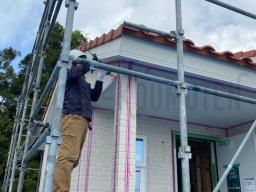 コーキングが行われています！---- COPYRIGHT©2021 霧島市 TDホーム霧島（有）林工務店 ----