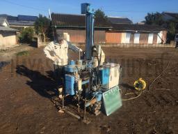 工事開始前に、まずは地盤調査が行なわれました！ 地盤調査は、スウェーデン式サウンディング試験と言う方法で行なわれました。---- COPYRIGHT©2020 霧島市 TDホーム霧島（有）林工務店 ----