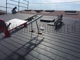 ブラックのコロニアルを施工します！---- COPYRIGHT©2019 霧島市 TDホーム霧島（有）林工務店 ----