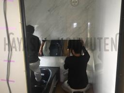 ユニットバスの工事が行なわれました！---- COPYRIGHT©2019 霧島市 TDホーム霧島（有）林工務店 ----