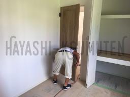 建具の取り付けが行なわれました！---- COPYRIGHT©2019 霧島市 TDホーム霧島（有）林工務店 ----