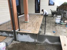 タイルデッキになります！---- COPYRIGHT©2019 霧島市 TDホーム霧島（有）林工務店 ----