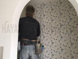 O様に選んで頂いたクロスが貼られます(o^∇^o)ﾉ---- ©2019 霧島市 TDホーム霧島（有）林工務店 ----