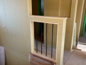 吹抜手摺壁造作
................................
 